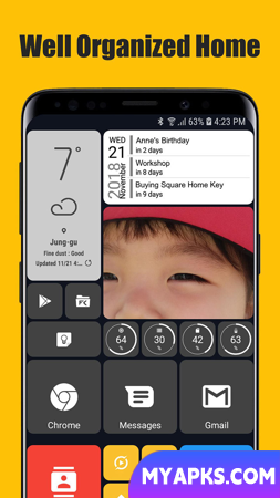 Square Home - Launcher