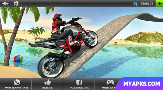 Beach Motorbike Stunts Master