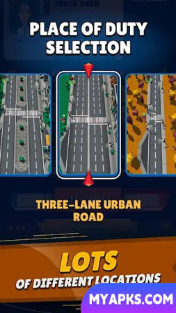 Traffic police simulator