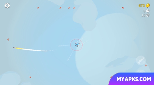 Plane game: combat sky warrior