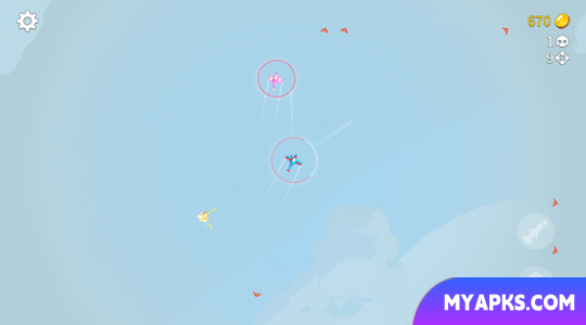 Plane game: combat sky warrior