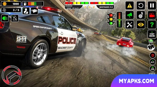Highway Police Car Chase Games