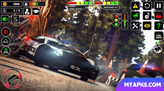 Highway Police Car Chase Games
