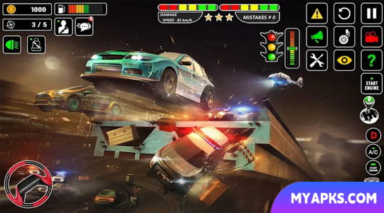 Highway Police Car Chase Games