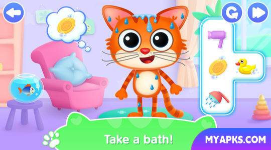 My virtual pet! Animal care
