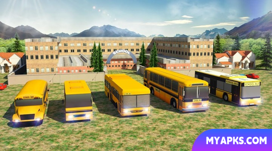 School Bus: Up Hill Driving