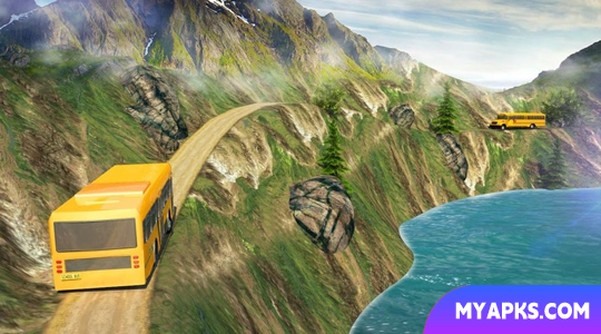 School Bus: Up Hill Driving