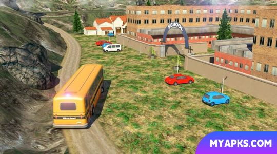 School Bus: Up Hill Driving