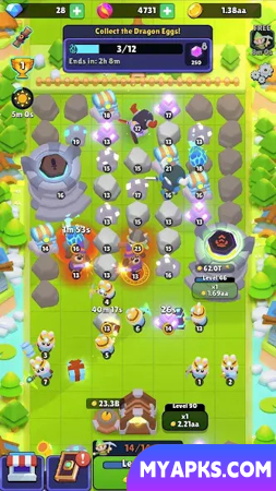 Gold and Heroes - Idle Dig