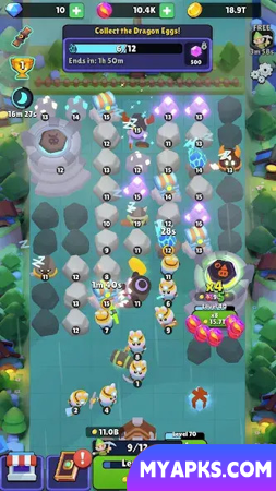 Gold and Heroes - Idle Dig