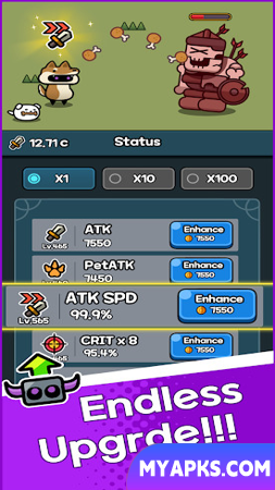 God of idle : Growing Warriors