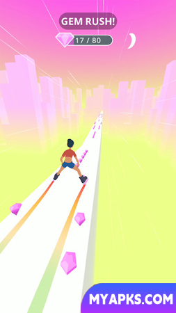 Sky Roller: Rainbow Skating