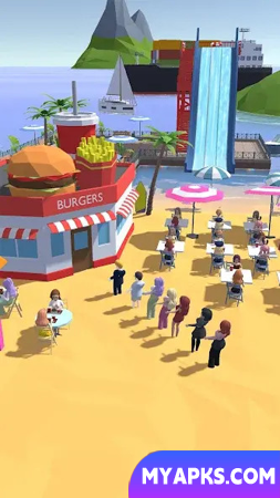 Idle Cafe Sim - burger tycoon