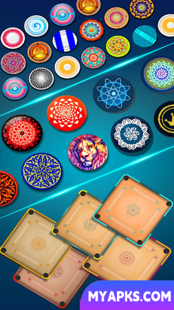 Carrom pool-disc board game