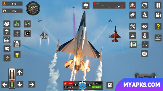 Real Flight Sim Airplane Games