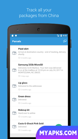 Parcels: Track Online Orders 