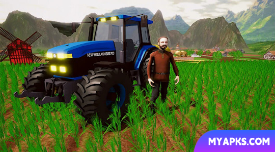 Real Farming Games 2021 - Tractor Driving Sim 3D