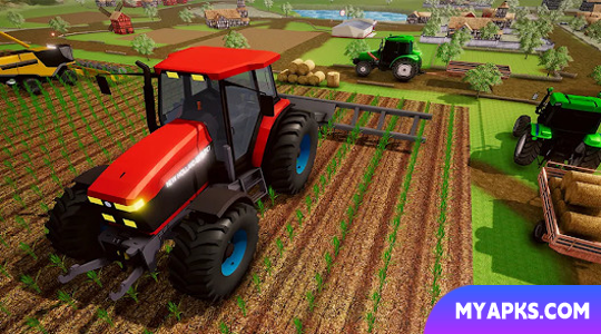 Real Farming Games 2021 - Tractor Driving Sim 3D