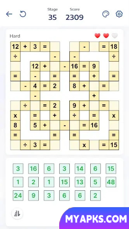 Crossmath - Math Puzzle Games