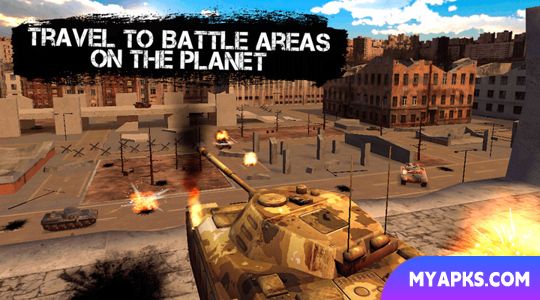 Tank Survival. Battlefield