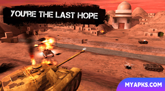 Tank Survival. Battlefield