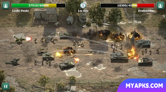 Heroes of War: Idle army game
