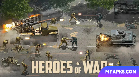 Heroes of War: Idle army game