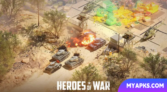 Heroes of War: Idle army game