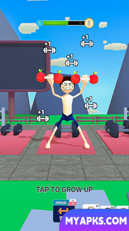 Gym Workout Clicker: Muscle Up
