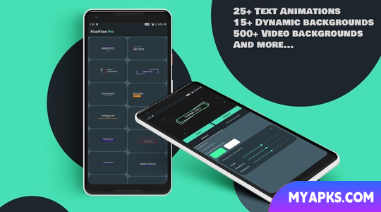 PixelFlow - Intro makerOutroLogoText Animation