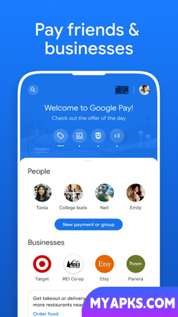 Google Pay Save Pay Manage