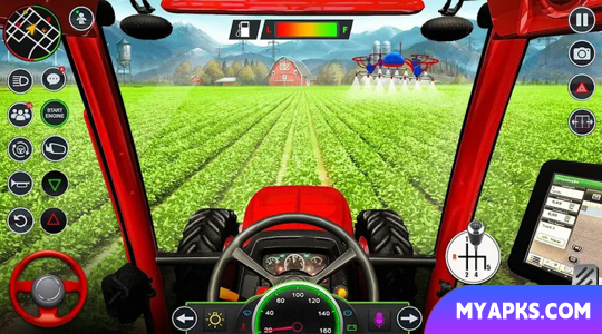 Indian Farming Tractor Game 3D
