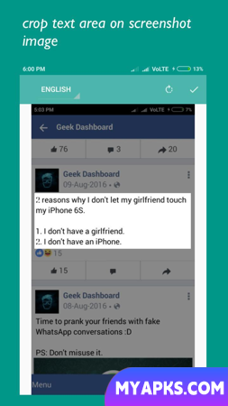 Copy Text On Screen