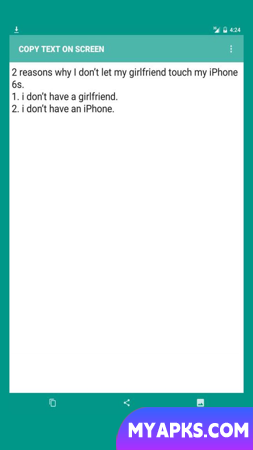Copy Text On Screen