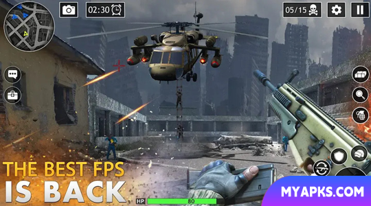 FPS Shooting Gun War Games