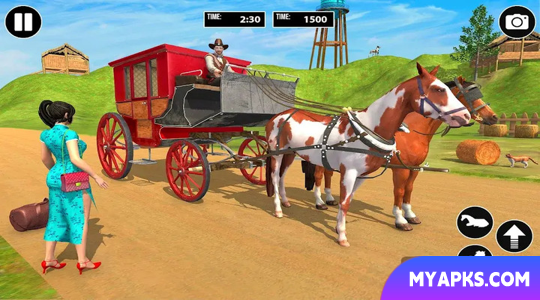 Horse Cart Taxi Transport Game