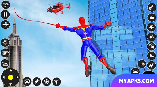 Spider rope hero: spider game