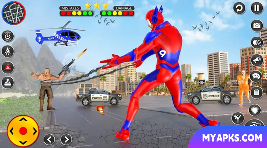 Spider rope hero: spider game
