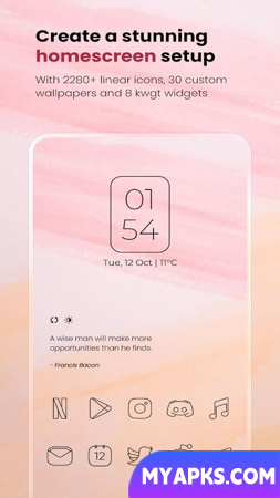 Vera Outline Black: Icon Pack