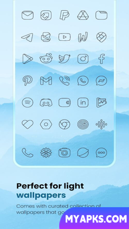 Vera Outline Black: Icon Pack