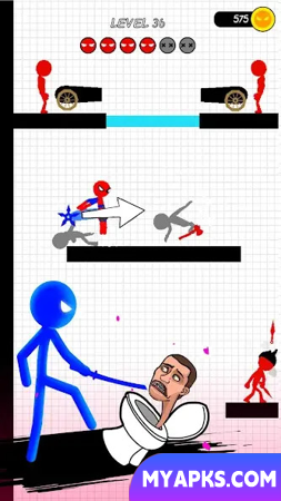 Stickman Hero: Teleport Fight