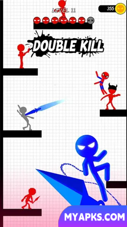 Stickman Hero: Teleport Fight