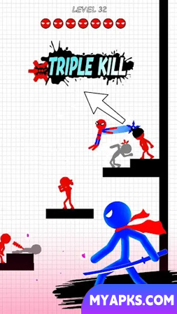 Stickman Hero: Teleport Fight