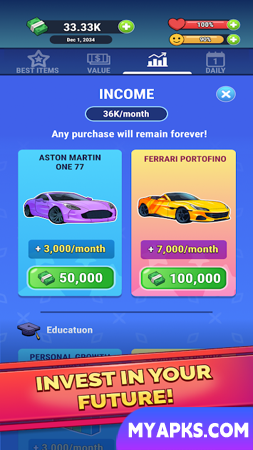 Rich Inc Business  Idle life