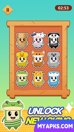 Wood Nuts Bolts Puzzle