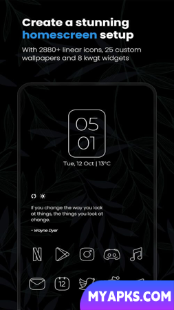 Vera Outline White Icon Pack