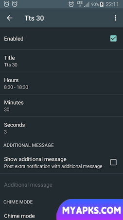 Hourly chime 