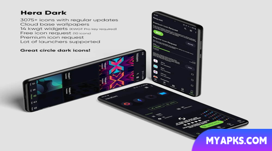 Hera Dark: Circle Icon Pack