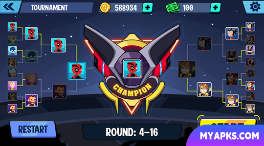 Stickman Heroes: Battle of God