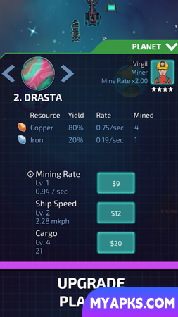 Idle Planet Miner 